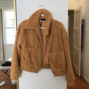 Tan teddy jacket